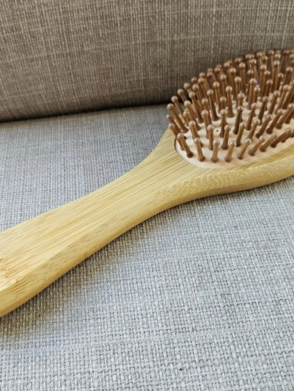 Real Wood Hair Brush Tan Hair Accessories Hair Styling Brush New Unbranded